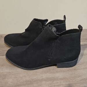 Sun + Stone Black Ankle Boots